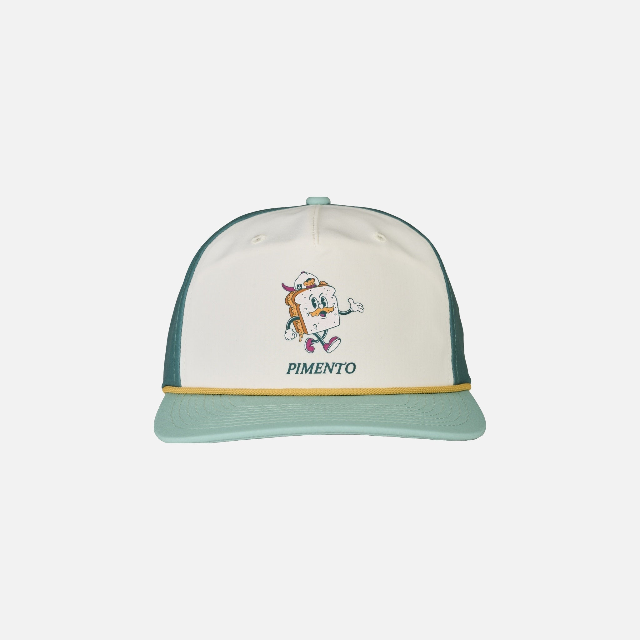 Swannies Golf Happy Flower Snapback Hat Cap Mint Green Rope Performance Sports 30904 Rope Golf Cap – PUMA Golf main image 3