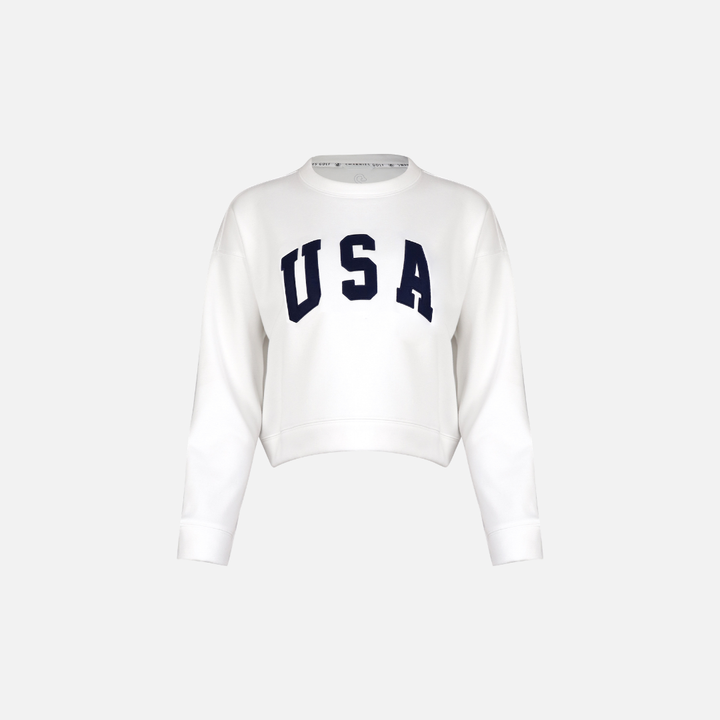 Abigail Cropped Crewneck