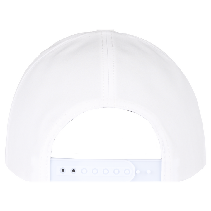 Juniors adjustable white golf hat
