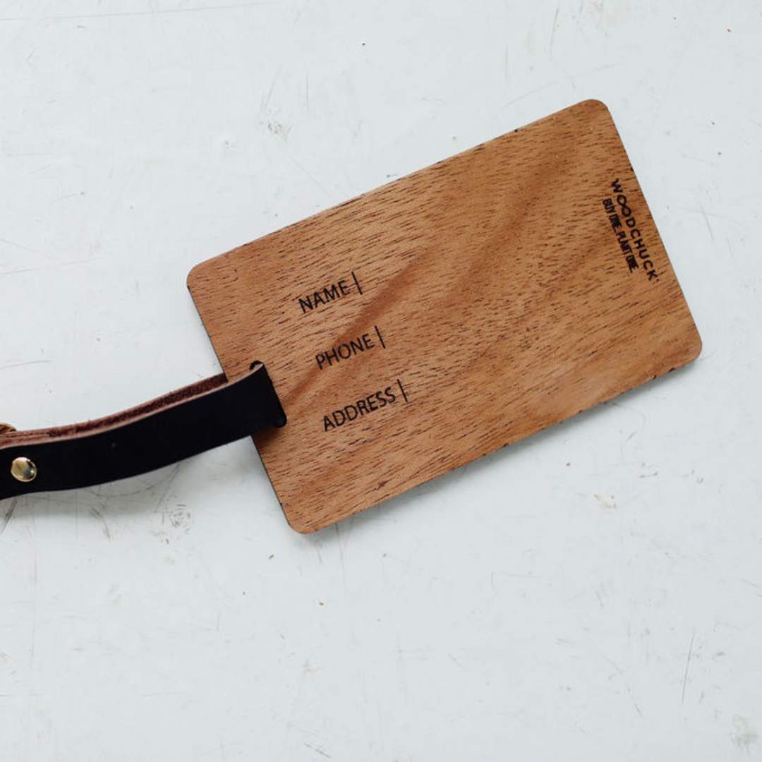 Woodchuck Luggage Tag