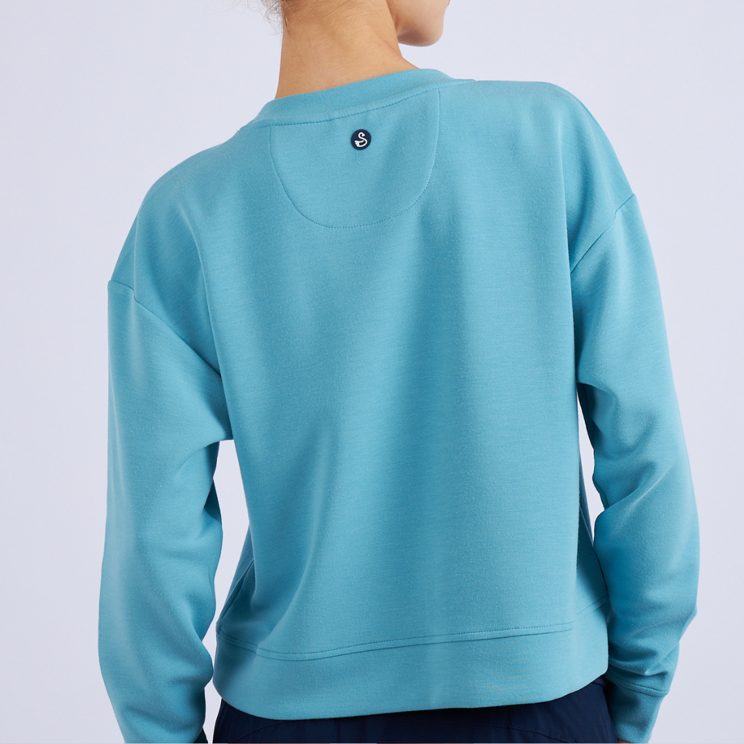 Monica Cropped Crewneck