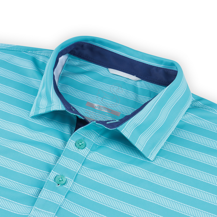 Striped Golf Polo