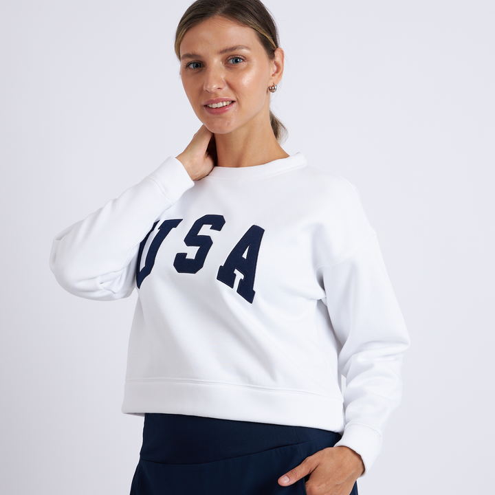 Abigail Cropped Crewneck