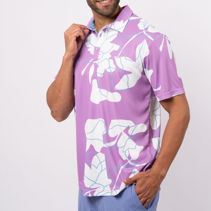 Floral Golf Polo