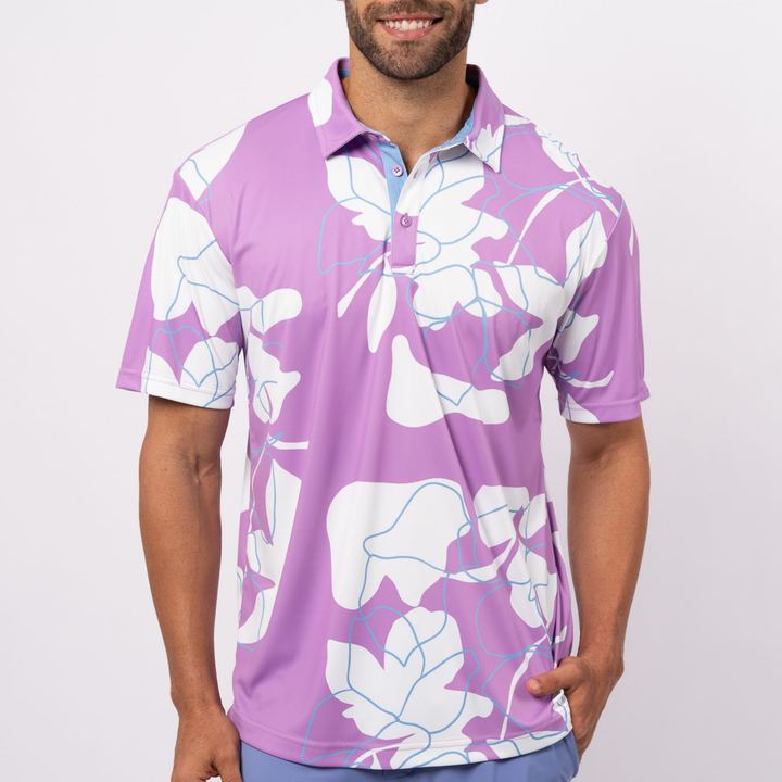 Floral Golf Polo