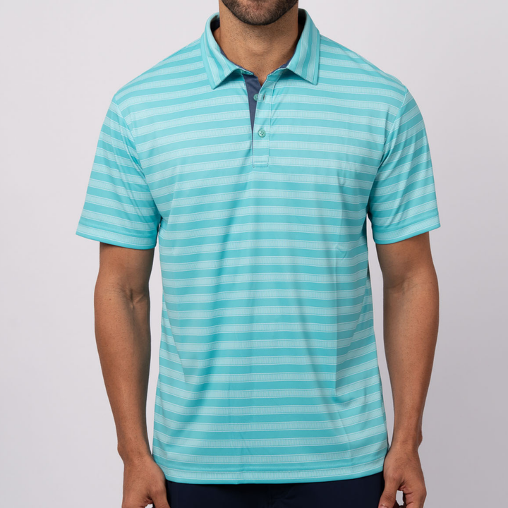 Striped Golf Polo
