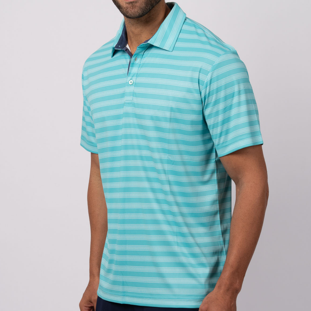 Striped Golf Polo