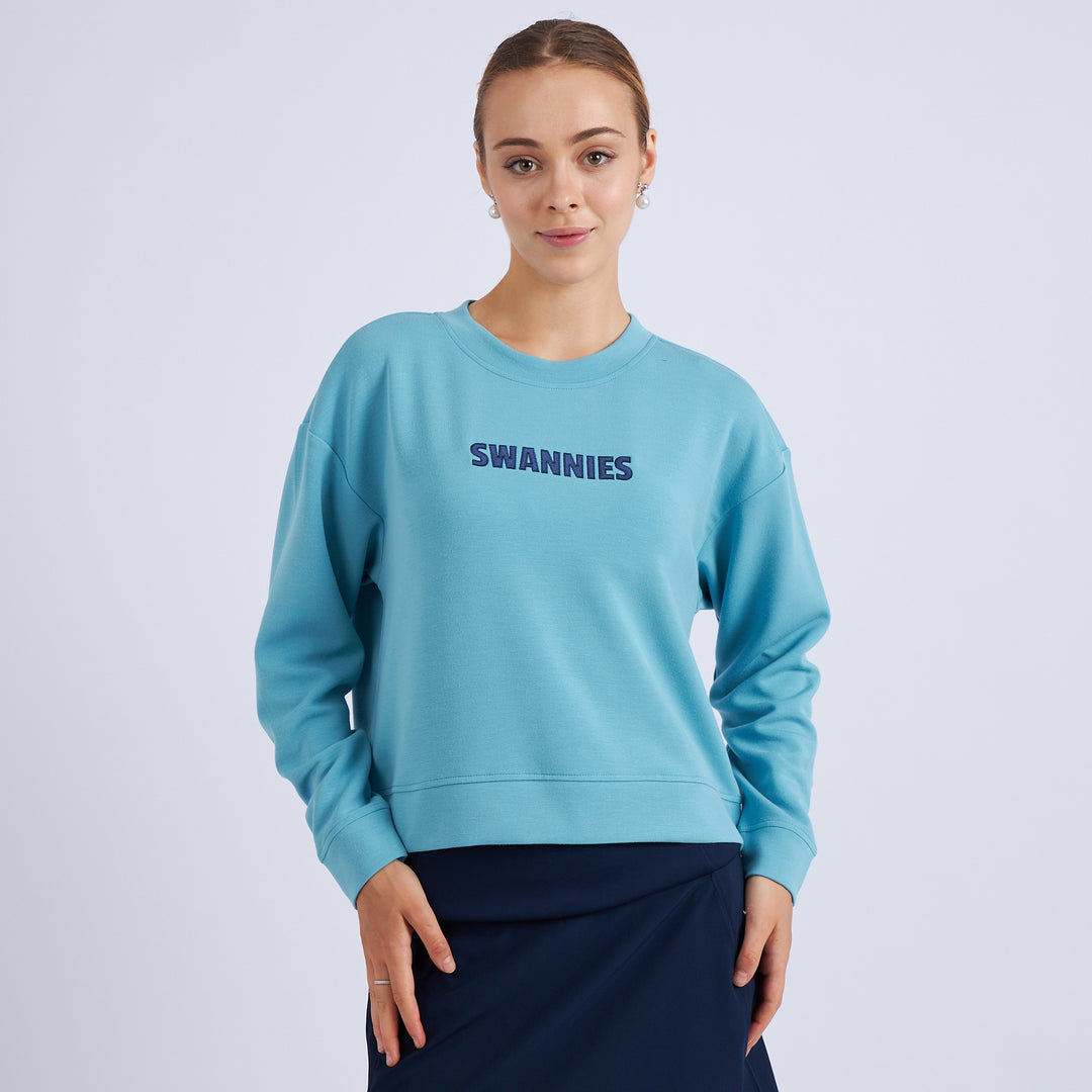 Monica Cropped Crewneck