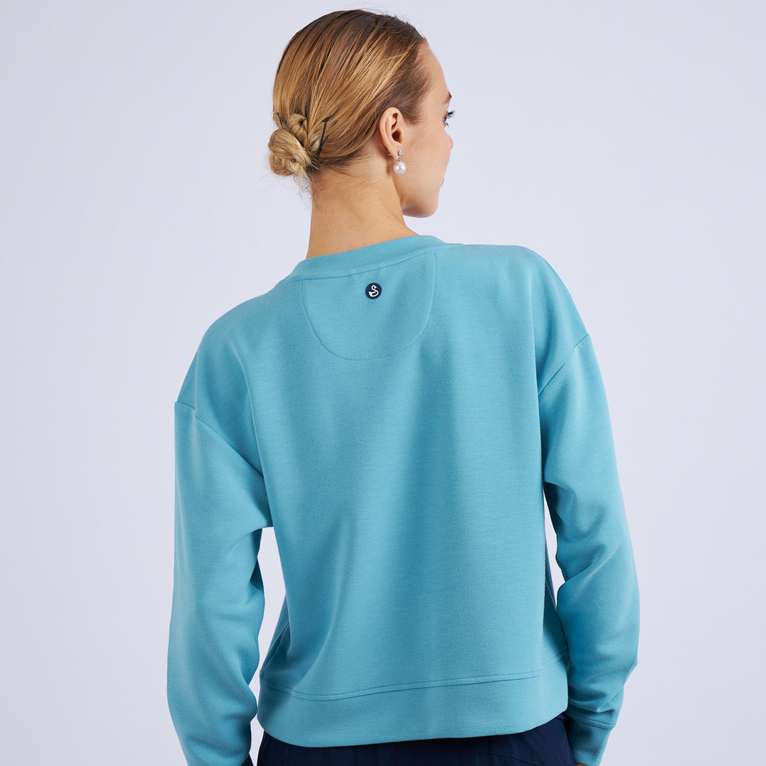 Monica Cropped Crewneck