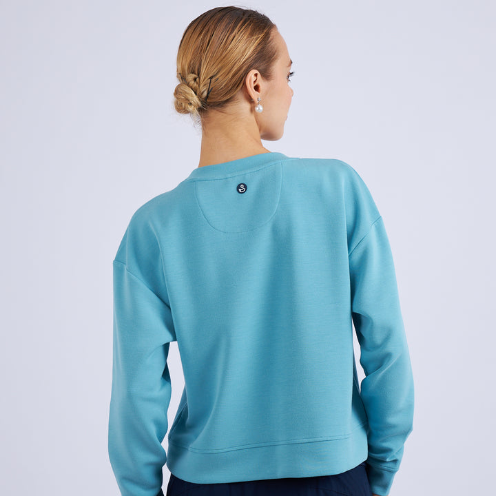 Monica Cropped Crewneck