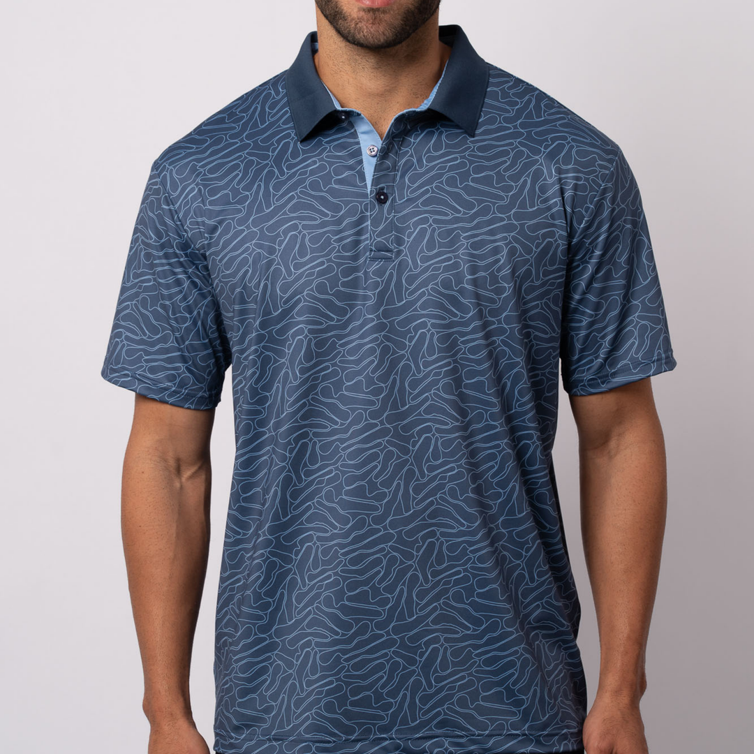 Blue Golf Polo