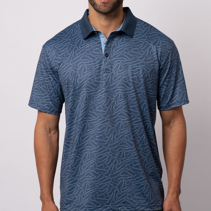Blue Golf Polo