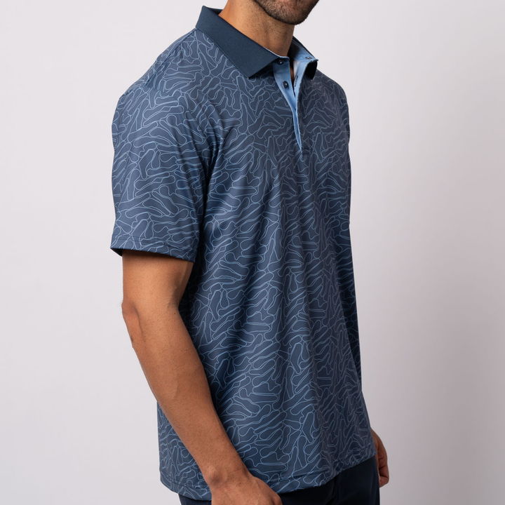 Blue Golf Polo